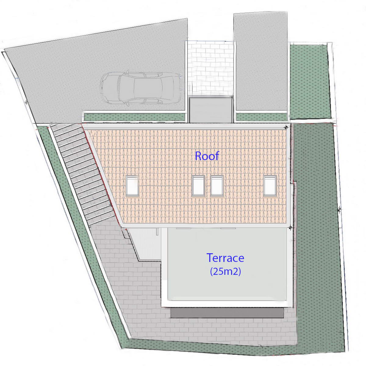 amforaproperty.com/Na prodaju građevinski plac sa odobrenim projektom za vilu u Radovićima, Luštica